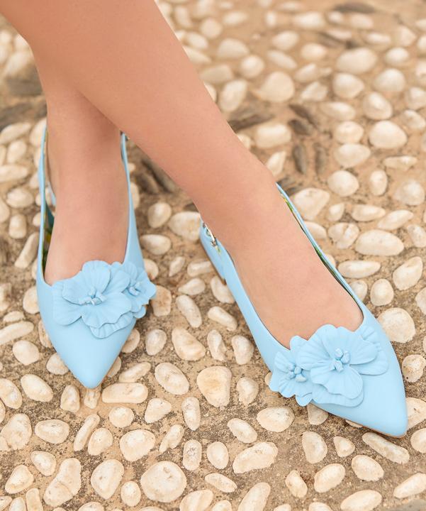Immagine prodotto Joe Browns 3D Corsage Flower Slingback Flats (36)