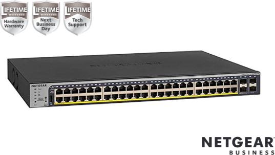 Actual product image Netgear GS752TP (52 Ports)