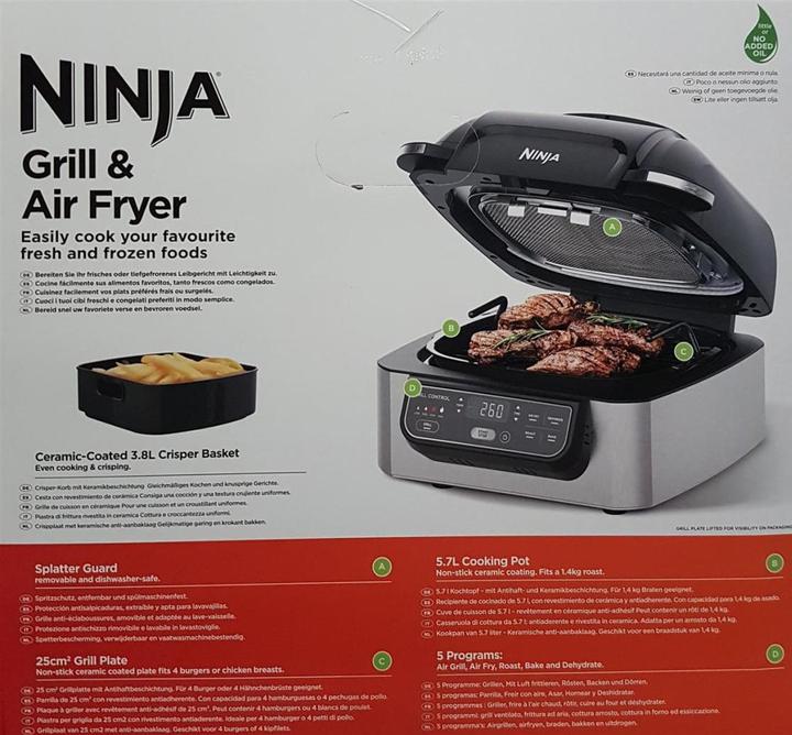Actual product image Ninja Foodi Grill & Luftfritteuse