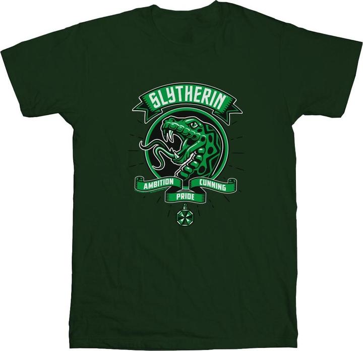 Immagine prodotto Slytherin Toon Crest Maglietta Ragazzi (140, 146)