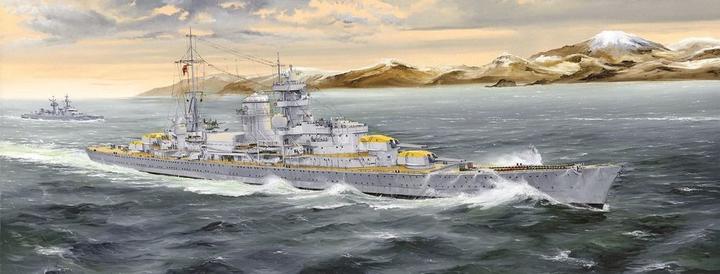 Actual product image Trumpeter German Heavy Cruiser Blucher