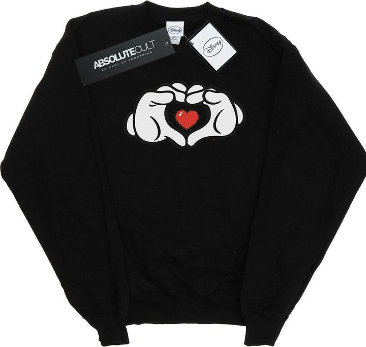 Immagine prodotto Disney Mickey Mouse Heart Hands Felpa Donna (M)