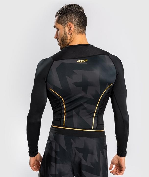 Image du produit Venum Razor Rashguard Long Sleeves - Black/Gold - XL (XL)