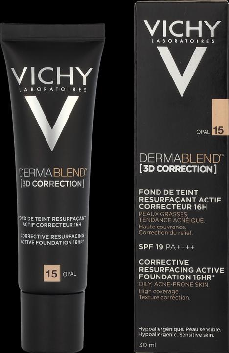 Actual product image Vichy Dermablend (3D Correction) Skin Imperfections Optically Correcting Make-up (15 Opal)
