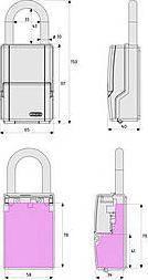 Actual product image Abus KeyGarage 737 Mini with hanger