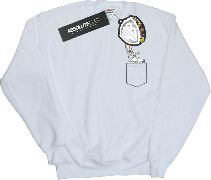 Looney Tunes Bugs Bunny Faux Pocket Sweatshirt (M)