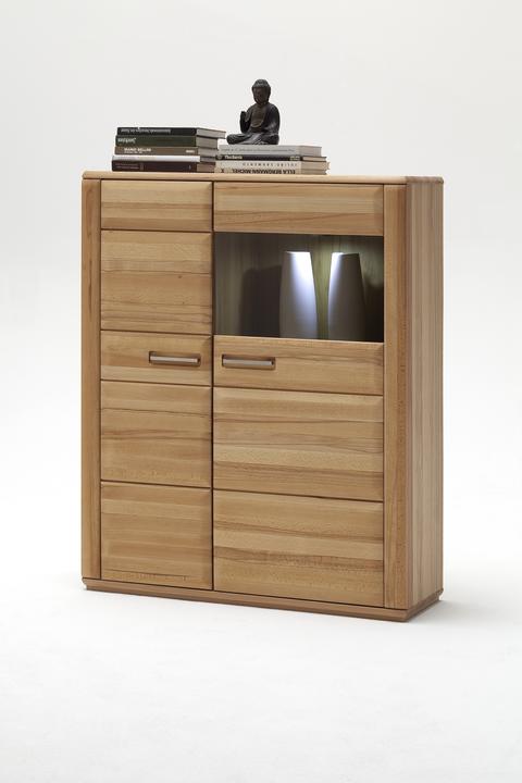 SENA COMBIHIGHBOARD L 2TR APPROX. 107 X 131 X 38 CM BEECH PARTIALLY OILED