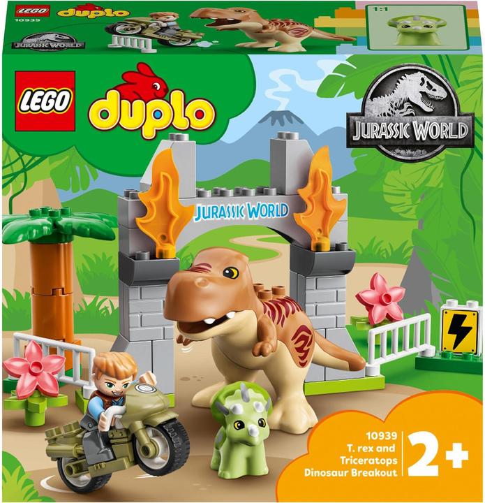 Immagine prodotto LEGO Eruzione del T. Rex e del Triceratops (10939)