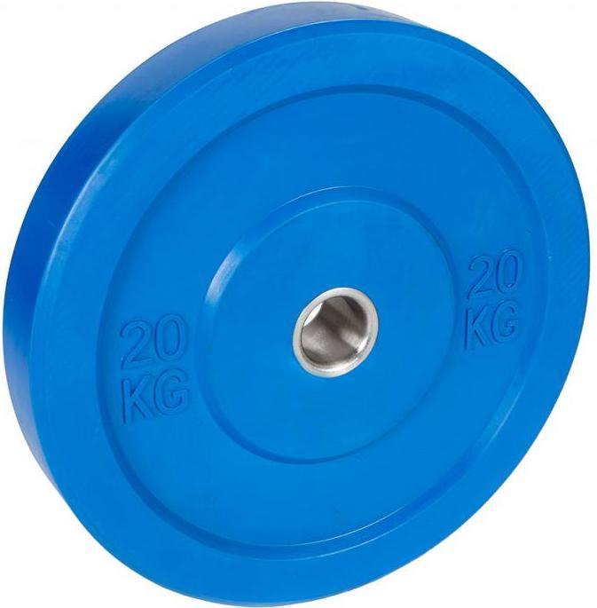 Actual product image Fitcom Colour Bumper Plate (1 x 20 kg)