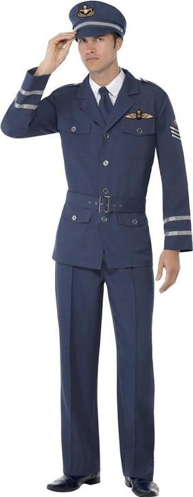 Immagine prodotto Smiffys Uomo Capitano dell' Aeronautica Militare della Seconda Guerra Mondiale Costume (M)