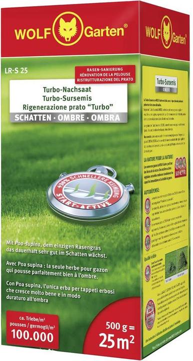 Immagine prodotto Wolf-Garten Turbo risemina prato d'ombra LR-S 25 (Semi di piante)