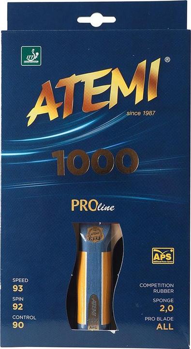 Atemi Neu 1000 Pro anatomischer Tischtennisschläger