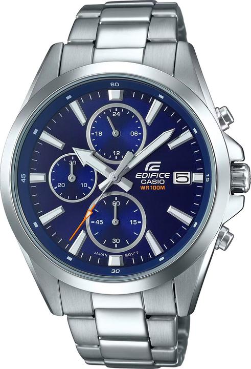 Produktbild Casio Edifice EFV-560D-2AVUEF Horloge - Staal - Zilverkleurig - 42 mm (Chronograph, 44 mm)