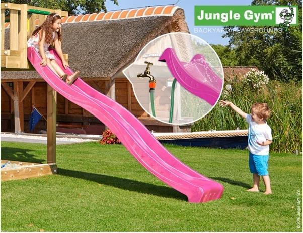 Jungle Gym Wellenrutsche lang Pink