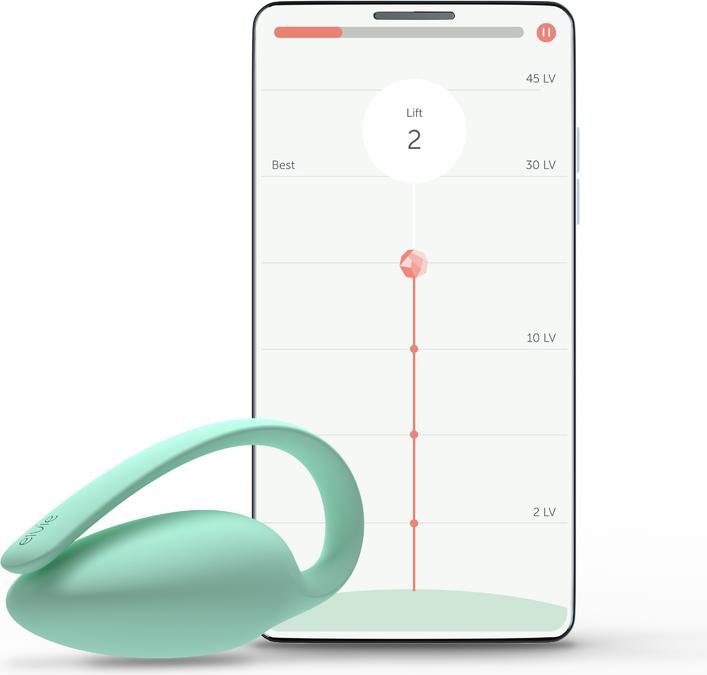 Elvie Trainer - intelligente bekkenbodemtrainer met app (25 g)