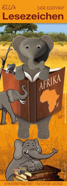 Produktbild Scandinavian Bookmarks Lesezeichen Elefant