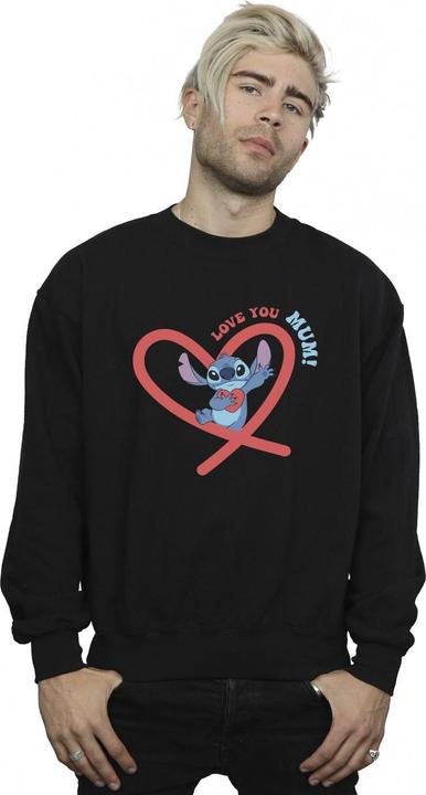 Immagine prodotto Disney Lilo & Stitch Love You Mum Felpa Uomo (S)