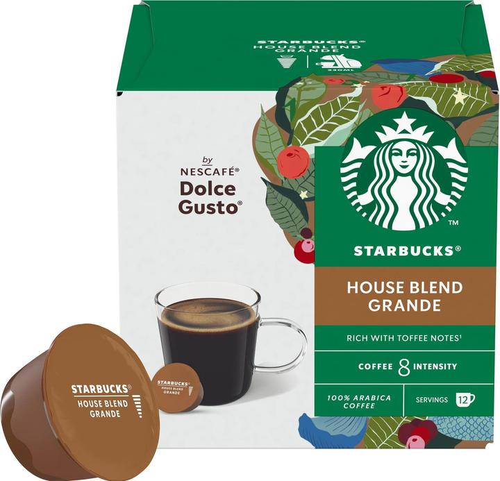Produktbild Starbucks House Blend Grande by Nescafé Dolce Gusto Medium Roast (12 x Port.)