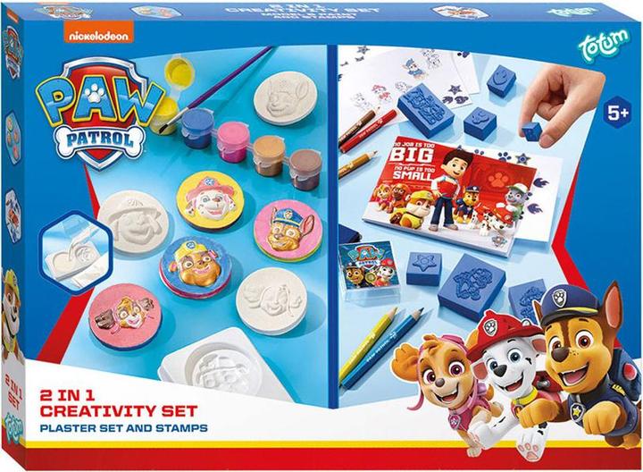Immagine prodotto Totum Set artigianale di calchi e timbri in gesso 2in1 PAW Patrol