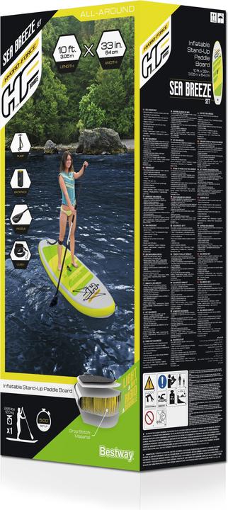 Actual product image Bestway HF SUP Set Sea Breeze 305x84x12cm (10')
