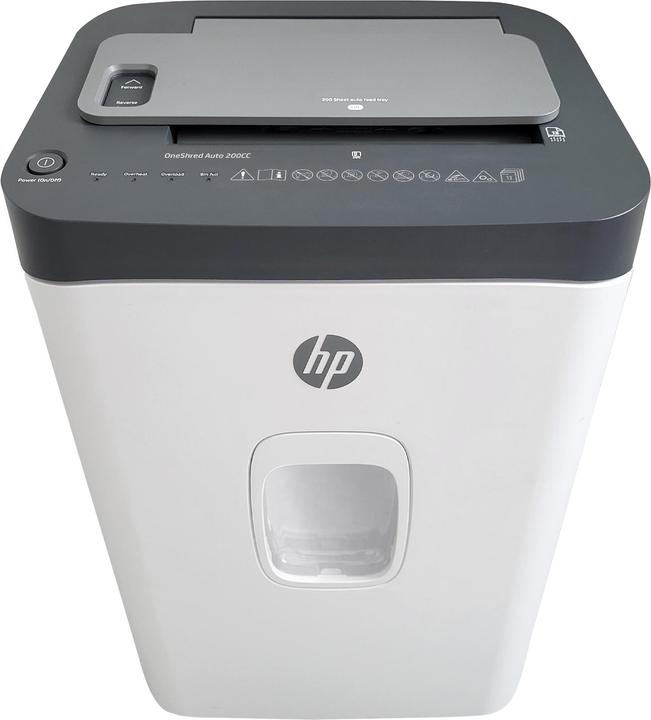 Image du produit HP Pro Shredder Auto 200CC Destructeur coupe croisée P-4, 4 x 20 mm, jusqu'à 200 feuilles, noir (Coupe de particules)