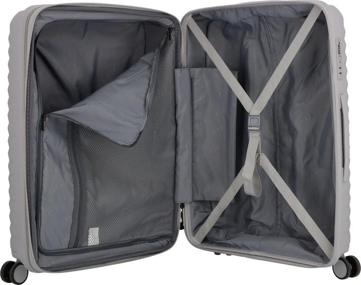 Immagine prodotto D&N Travel Line 4500 set di valigie a 4 ruote da 3 pezzi con piega elastica (205 l, XL (da 115l))