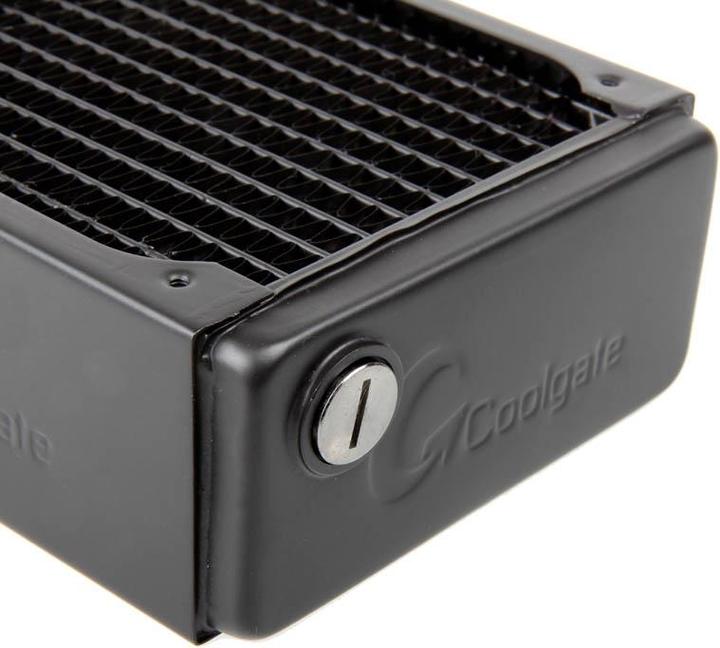 Actual product image Coolgate CG120 120mm Radiator - black (120 mm)