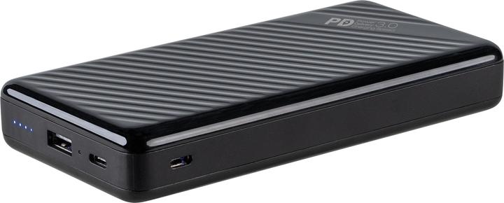 Actual product image Vivanco PBVV20000PDBK Powerbank 20000 mAh Li-Ion USB-C™ Black (20000 mAh, 18 W, 74 Wh)
