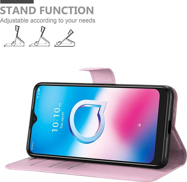 Produktbild Cadorabo Book mit Standfunktion Cover (Alcatel 1S (2020))