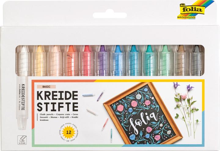 Actual product image Folia Chalk marker 12er set (Multicolor, 2 mm, 12 x)