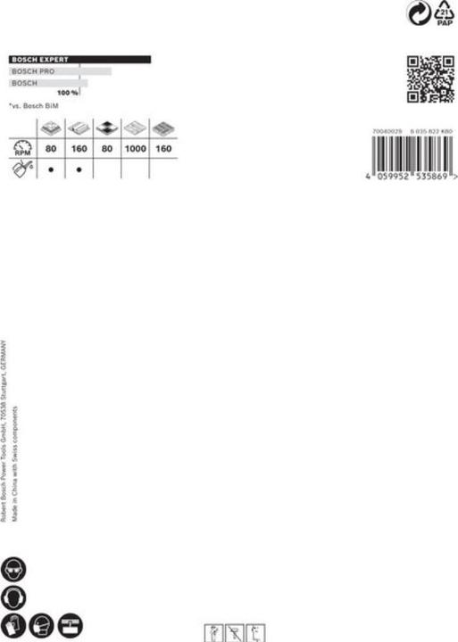 Produktbild Bosch Professional Zubehör EXPERT Tough Material Lochsäge, 105 x 60 mm (105 Millimeter)