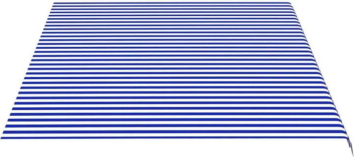 Blue and white