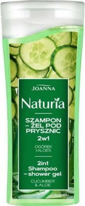 Joanna Naturia 100ml Shampoo Duschgel 2in1 Gurke Aloe Vera (100 ml, Flüssiges Shampoo)