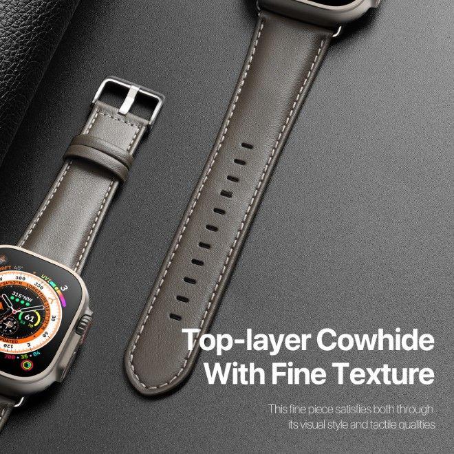 Produktbild Dux Ducis YS Series Echtleder Armband (38 mm, 40 mm, 41 mm, Echtleder, Apple Watch Series 2, Apple Watch Series 3, Apple Watch Series 1, Apple Watch Series 4, Apple Watch Series 5, Apple Watch Series 6, Apple Watch Series 7, Apple Watch Series 8, Apple Watch Series 9, Apple Watch SE)