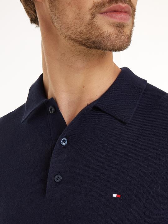 Produktbild Tommy Hilfiger Trui met kasjmier - Heren - Donkerblauw - Maat S (S)