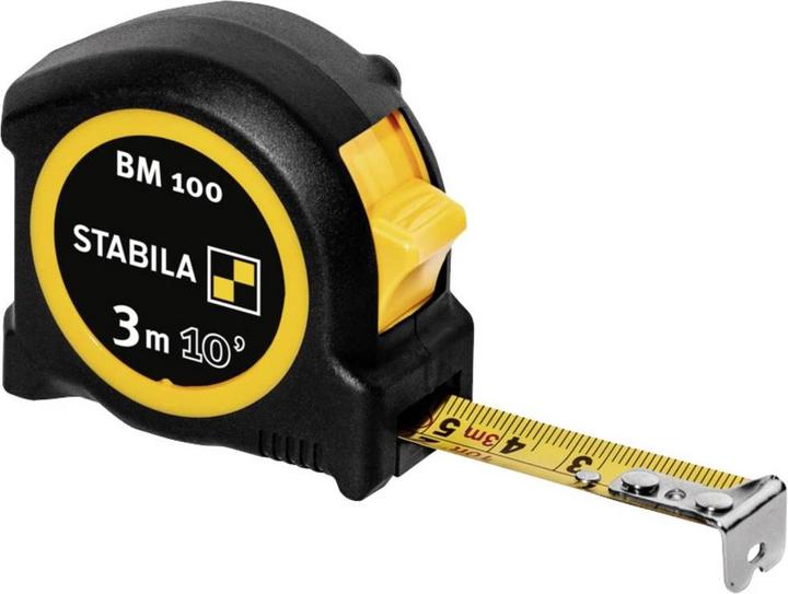 Actual product image Stabila Pocket tape measure BM 100, cm/inch scale (cm)