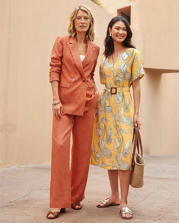 Produktbild Anne Weyburn Leinenhose (48)