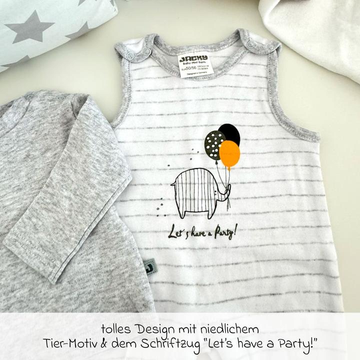 Immagine prodotto Jacky Baby Set tutina e camicia - Let's have a party Tutine e set Offwhite (62)