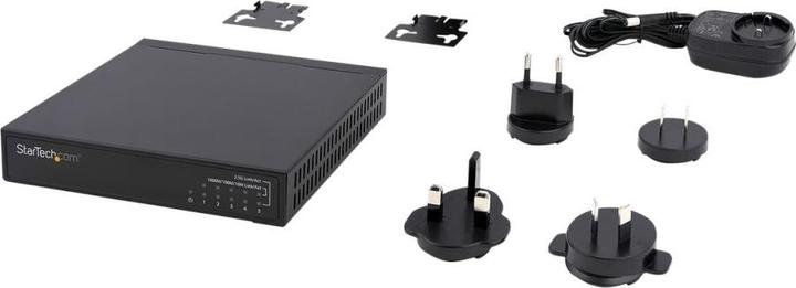 Produktbild StarTech Unmanaged 2.5G Switch 5 Port Gigabit Switch 2.5GBASE-T Unmanaged Switch Backward Compat (5 Ports)