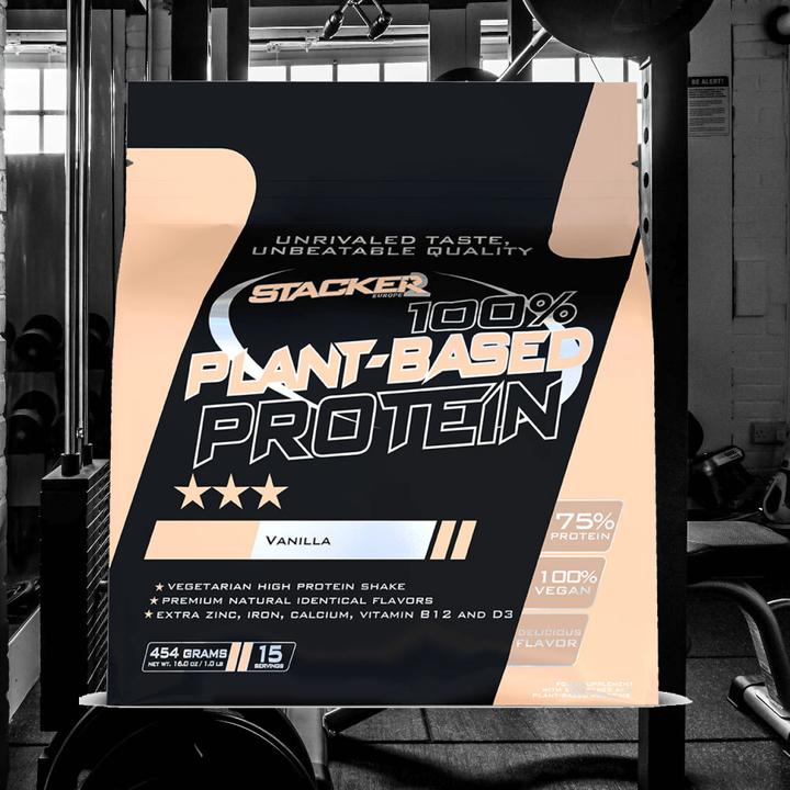 Produktbild Stackers 100% Plant-Based Protein (Vanille, 1 Stk., 454 g)