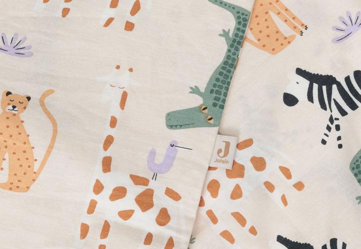 Produktbild Jollein Baby Bettwäsche Jungle Jambo (100 x 135 cm, 40 x 60 cm)