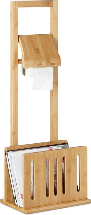 Actual product image Relaxdays Toilet paper holder newspaper rack
