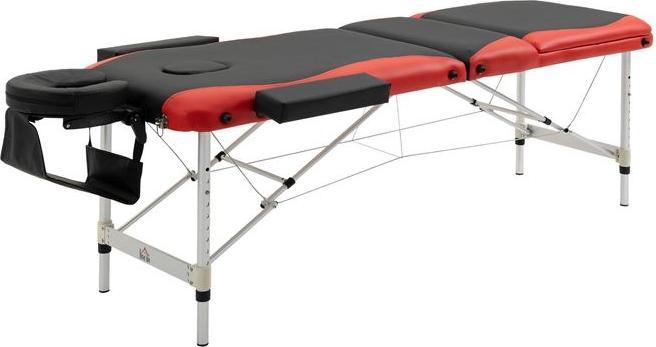 Swisshandel24 Massageliegen klappbar Kosmetikliegen höhenverstellbarer Massagetisch mit Kopfstütze Aluminium Schau