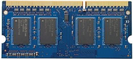 HP SODIMM 2GB PC3-12800 CL11 dPC (1 x 2GB, 1600 MHz, DDR3-RAM, SO-DIMM)
