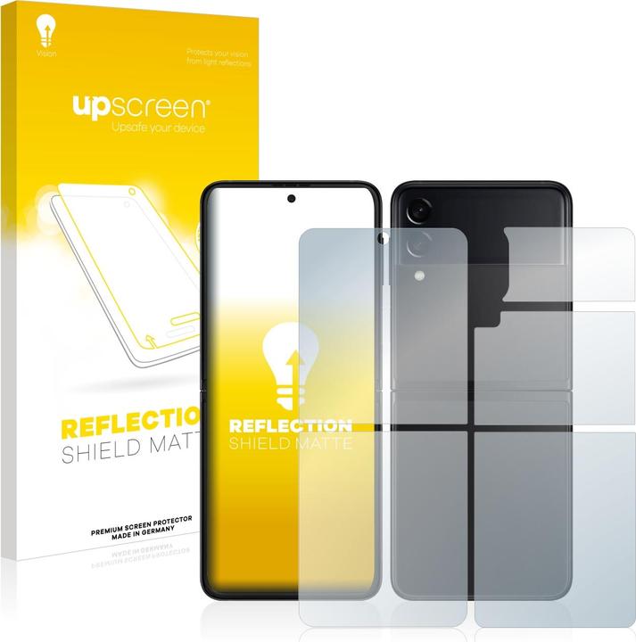 Actual product image upscreen Reflection Shield Protector Matte (1 Piece, Samsung Galaxy Z Flip3)