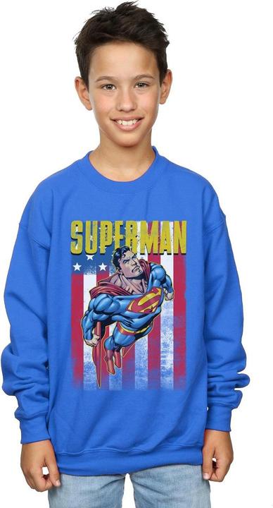 Actual product image Boys Superman Flight Sweatshirt (116)