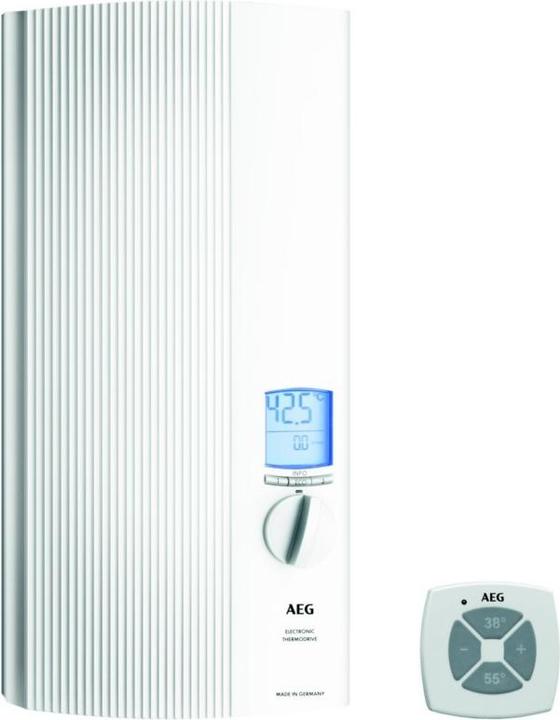 Immagine prodotto AEG Haustechnik DDLE ÖKO TD 18/21/24 kW Scaldabagno istantaneo completamente elettronico, LCD, funzione ECO, doccia