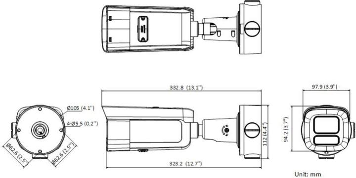Actual product image Hikvision IP CAMERA DS-2CD2683G2-LIZS2U (2 8-12 mm)