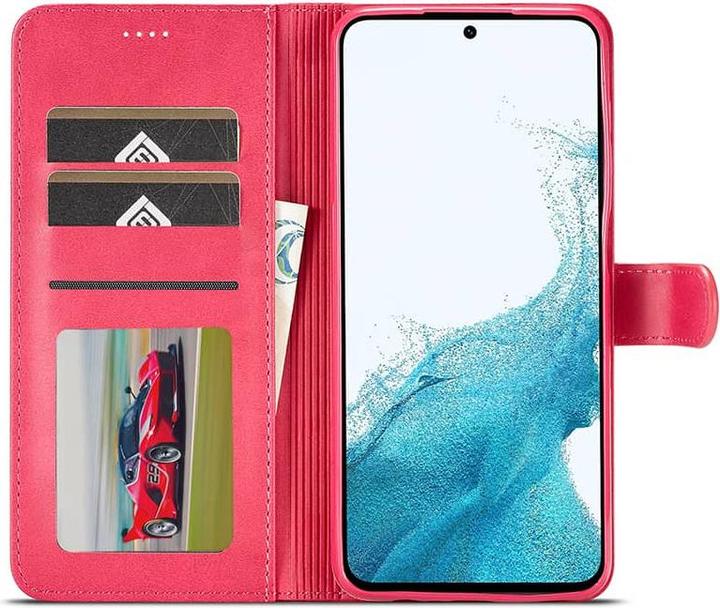 Immagine prodotto LC.Imeeke Huawei P30 Lite - Custodia a portafoglio con 3 scomparti per carte e chiusura magnetica, rosa (Huawei P30 Lite)