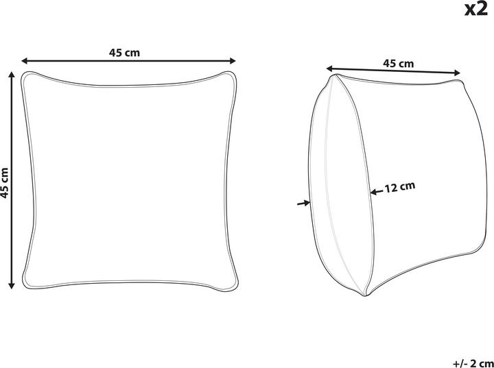 Produktbild Beliani Chmistar (45 x 45 cm)
